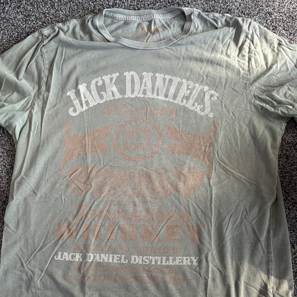 Lucky Brand Olive Graphic Tee